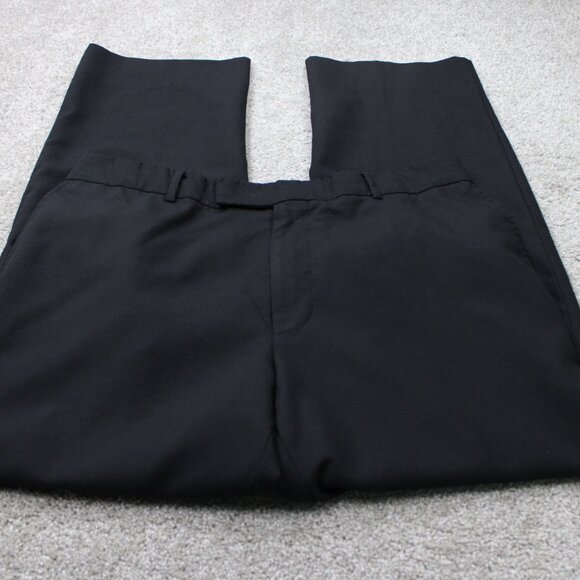BOSS Hugo Boss Pants Mens 34x30 Black Pasolini/Movie US Virgin Wool Flat Front - Picture 2 of 13